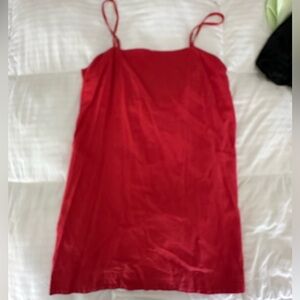 Abercrombie & Fitch Red Camisole Dress